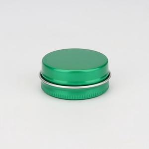 Boîte <span class=keywords><strong>de</strong></span> rangement <span class=keywords><strong>en</strong></span> aluminium ronde verte <span class=keywords><strong>de</strong></span> 15g/15ml, petite, anti-rouille, scellée, pour DIY, baume, capsules, médicaments, sous-emballage - Product Image 2