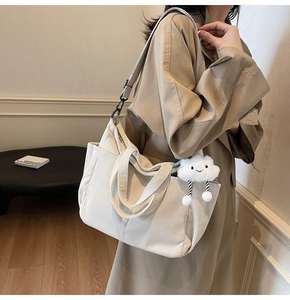 Sac à main grande capacité pour femme, sac à bandoulière en velours côtelé pour femme, sac bandoulière multifonctionnel pour femme - Product Image 3