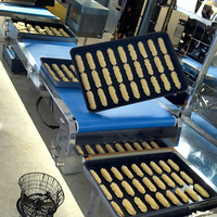 Équipement de fabrication de biscuits automatique commercial nouvelle condition PLC Servo Macaron Biscuit Line pour gâteau cuisson chocolat Cookie Maker