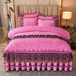 Avrupa Saray Tarzı Bordo Prens 4 Parça Yorgan Yatak Örtüsü - Product Image 3