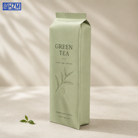 Bolsa con fuelle personalizada para envasado de té, café en polvo, a prueba de humedad, sellado al vacío, sellado trasero, bolsa para envasado de alimentos