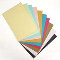 Papel Cartulina de 230 g/m² de Color para Oficina con Textura Gofrada Grano de Cuero Tamaño A4