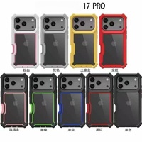Étui de téléphone portable Goingoo 3-en-1, protection intégrale, luxe, antichoc, TPU PC, pour 17 Air Pro Max, fabriqué en CN/GUA