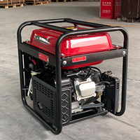 Générateur de soudage professionnel 2 en 1 à moteur essence, machine à souder à l'arc DC MMA 200A avec alimentation auxiliaire de 4,2 KW