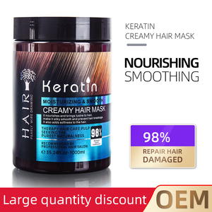 Masque capillaire à la kératine 1000 ml pour cheveux abîmés - Product Image 5