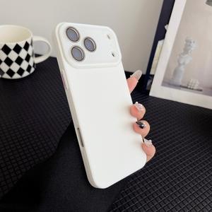 Funda para iPhone 17 Pro Max, textura de piel de lichi, película protectora para lente, cobertura total, a prueba de golpes - Product Image 4