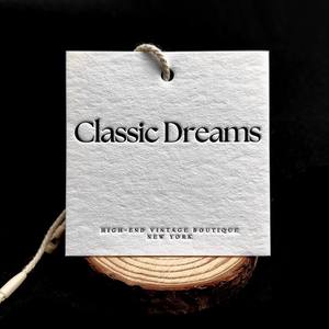 신상품 도매가 코팅지 주얼리 택, 인쇄 가능한 세탁 행택 및 선물 포장용 행택 - Product Image 5