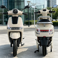 Scooter électrique CKD SKD 12 pouces 2 places, 1100/1300W, vitesse 60 km/h, moto électrique pour deux personnes