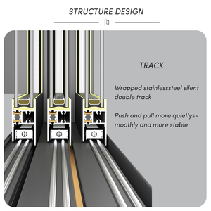 ระบบติดตั้งหน้าต่างบานเลื่อนอะลูมิเนียมทดแทน OUNA ติดตั้งง่ายสำหรับการปรับปรุงบ้าน มีขนาดมาตรฐานให้เลือก จัดส่งรวดเร็ว - Product Image 3