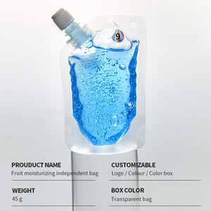 Brillo de labios de arcoíris Fruit para niños, aceite de base transparente, bolsa de pie, brillo de labios hidratante artesanal, único, venta al por mayor - Product Image 2