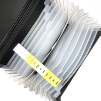 Fabricant A4 PP sac de transport avec 13 poches alphabétique cloison extensible classeur organisateur pour documents importants