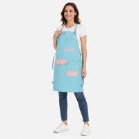 Tablier de cuisine personnalisé avec logo, 100% coton, pour femmes, idéal pour la vaisselle, la cuisine et le nettoyage