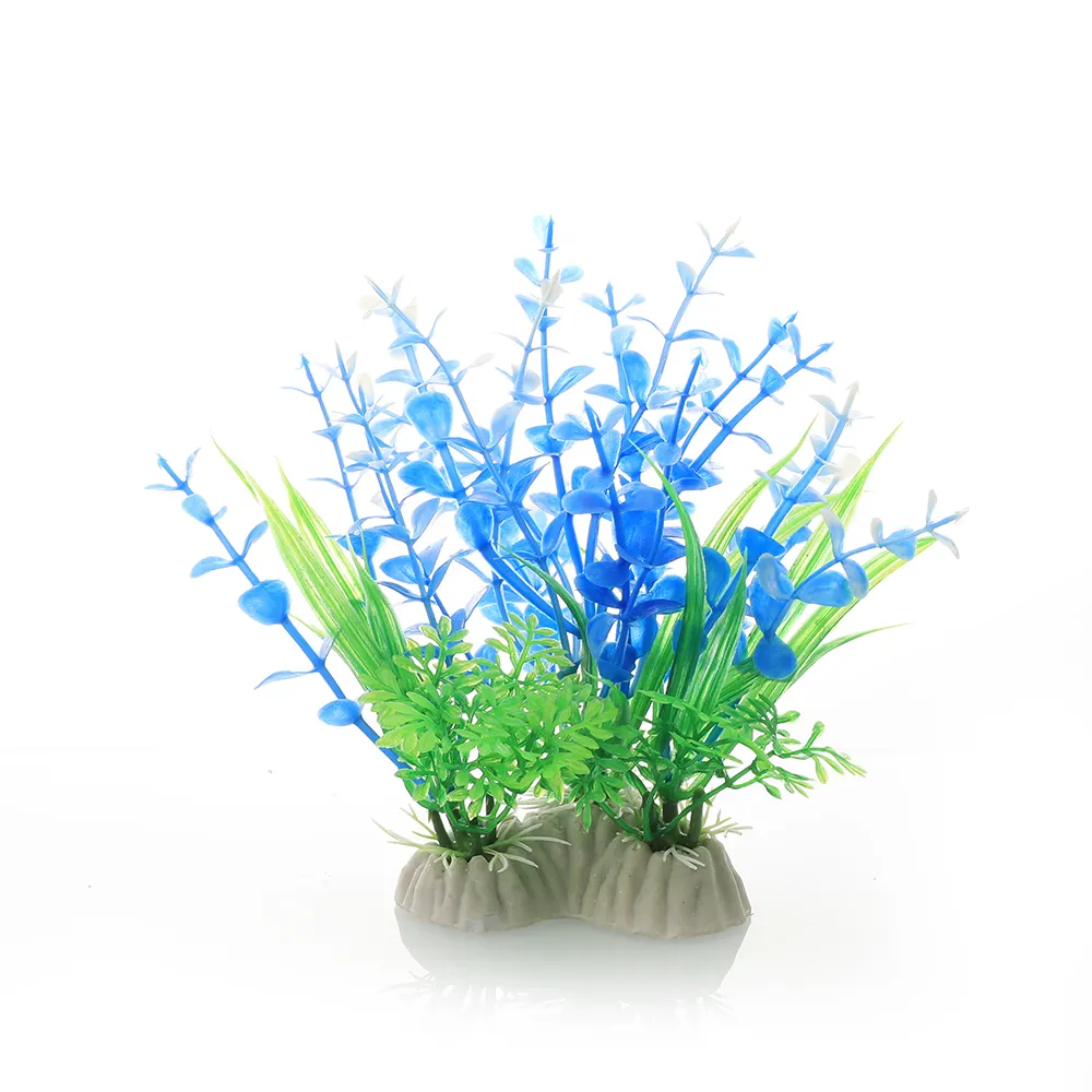 Aquarium Ornaments Plants Simulated Water Grass Aquatic Plants Decor Fish Tank Artificial Plastic Decorations & Ornaments Green