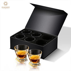 Juego de 4 Vasos de Whisky con Forma de <span class=keywords><strong>Roca</strong></span>, Estilo Antiguo, en Caja de Regalo, Vasos Personalizados para Bar, Vasos para Ron - Product Image 6