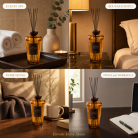 Diffuseur de parfum en verre 1L sans flamme, grande capacité, flacon Erlenmeyer, parfum longue durée pour chambre et salon
