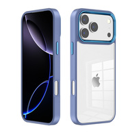 Étui pour iPhone 18 Pro Max, coque de téléphone portable pour iPhone 18 Pro, touches de caméra en aluminium, logo personnalisé, emballage LM053