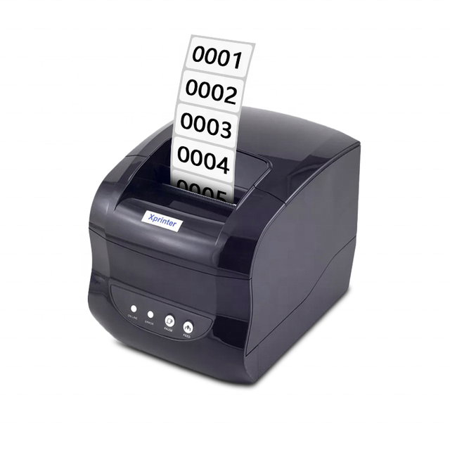 Xprinter XP-365B 3-Inch USB Desktop Printer Shipping Label Barcode Printer in Stock