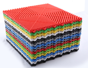 Piso Plastico Del Taller Del Garaje De <span class=keywords><strong>La</strong></span> Prenda Impermeable Durable Amistosa De Eco 3D Que Entrelaza - Product Image 2