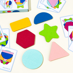 <span class=keywords><strong>Giochi</strong></span> Educativi Montessori per lo Sviluppo Logico, Attività Prescolare, Puzzle in <span class=keywords><strong>Legno</strong></span> Impilabili per Bambini - Product Image 4