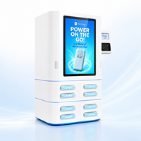 Borne de recharge intelligente innovante 2025 pour la location de batteries externes avec charge rapide PD pour accessoires mobiles
