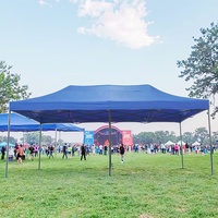 Tente de réception pliante pour événements commerciaux en plein air, personnalisée en gros, tente publicitaire, auvent imperméable, tente de salon professionnel