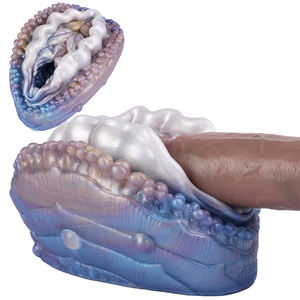 Geeba เครื่องถ้วยซิลิโคนสำเร็จความใคร่ผู้ชาย, เครื่องฝึกจินตนาการอวัยวะเพศชายจิ๋มสัตว์ของเล่นทางเพศผู้ใหญ่ - Product Image 1