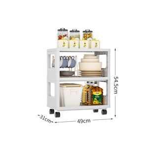 HAIXIN Collapsible Storage Container Stackable Storage <strong>Racks</strong> with Wheels Eco-friendly Organize <strong>Bins</strong> - Product Image 1