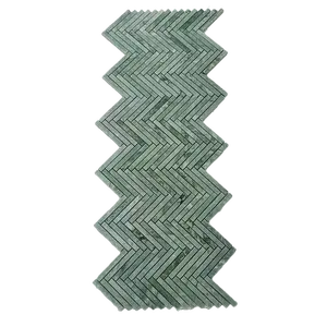 3/5 x 4 inches polished marble strip mosaic verde jade vanilla marble strips 12 x 12 in per sheet for wall cladding