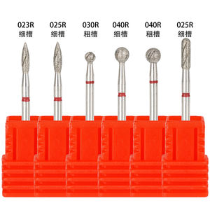 Di alta qualità 1.8mm scanalatura a forma di bocciolo unghie diamantato calli cuticola pelle morta rimozione unghie diamantate punte per unghie - Product Image 2