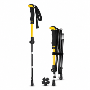 Bâtons <span class=keywords><strong>de</strong></span> randonnée télescopiques, bâtons <span class=keywords><strong>de</strong></span> trekking pliables, bâtons <span class=keywords><strong>de</strong></span> <span class=keywords><strong>marche</strong></span> légers et réglables pour l'escalade en plein air, le camping, la randonnée - Product Image 1
