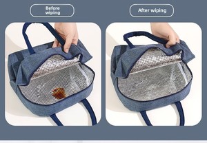 Home Student Thermal Box Handbag Aluminum Foil Office Worker Outdoor Fashion <b>Lunch</b> <b>Bag</b> All Seasons Japan Style - Product Image 3