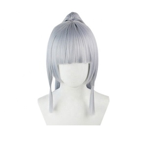 Disfraz de Cosplay Azul de <span class=keywords><strong>Kamisato</strong></span> <span class=keywords><strong>Ayaka</strong></span> para Mujer, Vestido de <span class=keywords><strong>Ayaka</strong></span>, Peluca, Disfraz de Anime para Halloween, Juego de Roles - Product Image 4