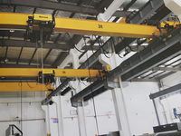 Pont roulant monopoutre sur mesure |   Faible hauteur de plafond |   Contrôle de vitesse variable |   3-10T |   CE ISO |   Engrenage moteur |   Siemens PLC |   3 ans