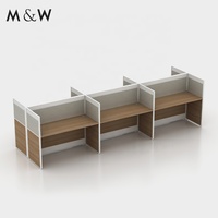 Paravents de bureau modernes réglables en aluminium M&W avec cloison pour les écoles et les supermarchés