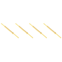 Connecteur à ressort plaqué or avec broche de précision en laiton JIATEL