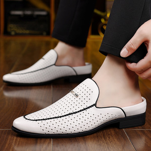 <span class=keywords><strong>Mules</strong></span> d'été respirantes Xuanhui grande <span class=keywords><strong>taille</strong></span> 39-<span class=keywords><strong>47</strong></span> pour hommes, rouges, à bout pointu, à enfiler, décontractées et habillées - Product Image 6