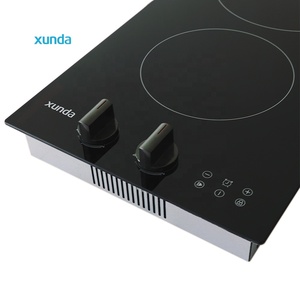 <span class=keywords><strong>Table</strong></span> de cuisson à induction <span class=keywords><strong>céramique</strong></span> électrique Xunda 30 cm 2 zones 2 brûleurs encastrable <span class=keywords><strong>pour</strong></span> la maison et l'hôtel Design de panneau noir - Product Image 4