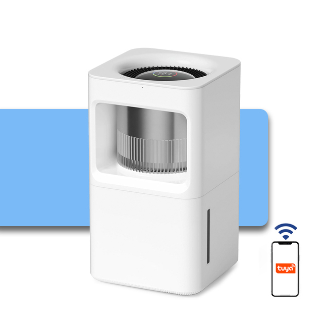 New 8L Capacity Evaporative Humidifier Wifi Smart Mist Free Humidifiers with Filter for Bedroom