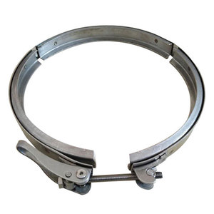 Abrazaderas de Manguera en V para Tubo de <span class=keywords><strong>Escape</strong></span> de 3 Pulgadas, Abrazadera en V con Bridas de Acero Inoxidable SS 304 para <span class=keywords><strong>Brida</strong></span> Turbo Vband - Product Image 3