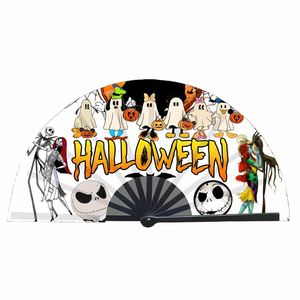 Éventail pliant en bambou personnalisé de 33 cm (13 pouces), grand éventail chinois pour fête d'Halloween, mariage, danse, décoration de la maison - Product Image 4