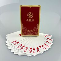 Boîte de cartes à jouer personnalisée en papier mat noir doux au toucher 400 g/m² pour soirée de famille, enterrement de vie de garçon, souvenir de nuit