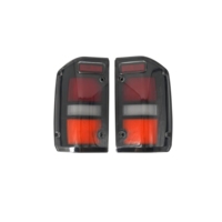 Feux arrière LED fumés noirs pour Nissan Patrol Y60 1987-1997, super lumineux, clignotants, feux de freinage, remplacement avec garantie