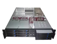 Nouvel arrivage Châssis PC industriel 2U 6 baies Boîtier compact pour serveur en rack à échange à chaud Facteur de forme ATX en plastique en stock