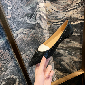 Belle <span class=keywords><strong>scarpe</strong></span> basse da <span class=keywords><strong>donna</strong></span> con <span class=keywords><strong>borchie</strong></span> metalliche a punta chiusura antiscivolo antiscivolo per la primavera estate autunno - Product Image 3