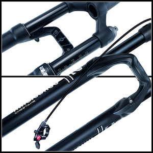 26 27.5 29 אינץ mtb אופניים קדמי מזלג 120 מ "מ נסיעות מגנזיום סגסוגת זעזועים ההשעיה דרך-ציר עבור אופני הרים - Product Image 4