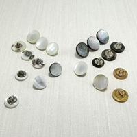 Boutons en coquille naturelle de 11 mm, boutons décoratifs ronds de haute qualité pour vêtements, pour chemisiers féminins, couture, travaux d'aiguille