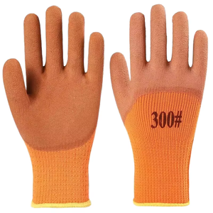Gants de sécurité personnalisables en mousse de <span class=keywords><strong>latex</strong></span> <span class=keywords><strong>orange</strong></span> industrielle à texture lisse pour hommes, usage général - Product Image 1