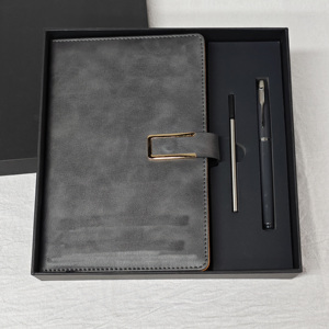 Juego de Cuadernos A5 de Negocios de Alta Gama Personalizados, Creativos y Sencillos, de Color Sólido, 100 Hojas con Páginas Interiores Impresas, Caja de Regalo - Product Image 2