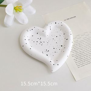 HOME - <b>Ceramic</b> Jewelry Tray, Decorative Trinket Dish for <b>Rings</b> Earrings Necklaces Bracelet Watch Keys - Product Image 5