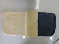 Nouvelles couvertures de poussette en peau d'agneau, sacs de couchage en peau de mouton, imperméables, coupe-vent, chaudes pour l'hiver, doublures de poussette